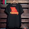 Great State of Kansas Novelty Gift T-Shirt