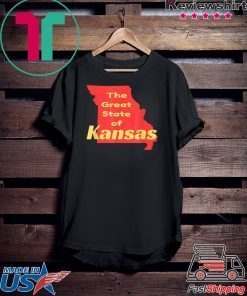 Great State of Kansas Novelty Gift T-Shirt