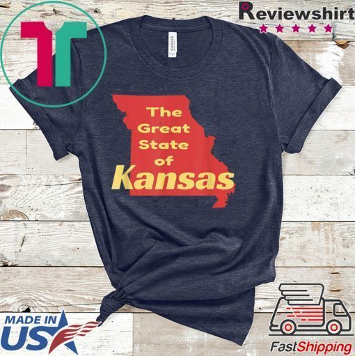 Great State of Kansas Novelty Gift T-Shirt