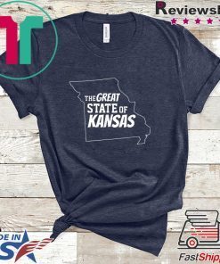 Great State of Missouri Kansas City Football Fan Gift T-Shirts