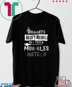 Hogwarts Wasn’t Hiring So Is Teach Muggles Intead Gift T-Shirt