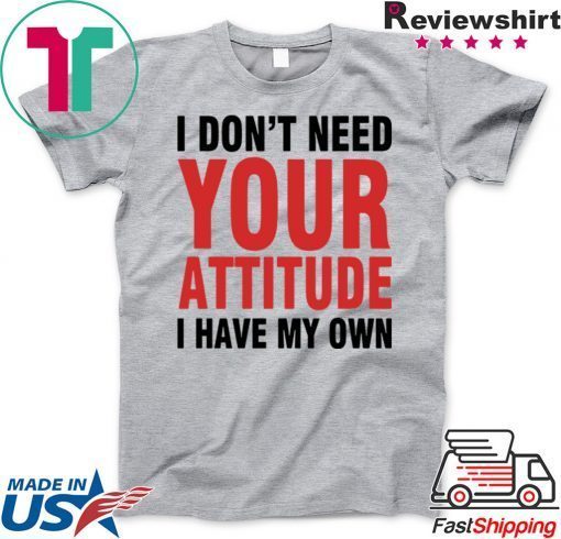 I Don’t Need Your Attitude I have My Own Gift T-Shirt