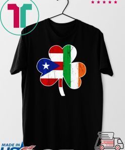 Ireland Irish Puerto Rican St Patrick Day Gift T-Shirt