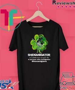 Jack Skeleton St Patrick’s Day Shenanigator A Person Who Instigates Shenanigans Gift T-Shirt