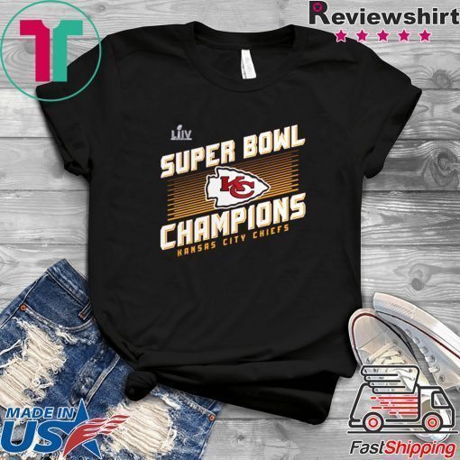 Kansas City Chiefs NFL Pro Line by Fanatics Branded Red Super Bowl LIV Champions Gift T-Shirts