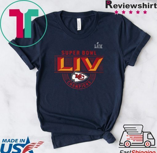 Kansas City Chiefs Super Bowl LIV Champions Hot Read Tee Shirts