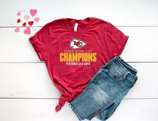 Kansas City Chiefs Super Bowl LIV Championship Tee Shirts