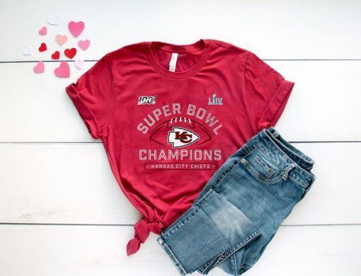 Kansas City Chiefs Super Bowl LIV Champions 2020 Official T-Shirt