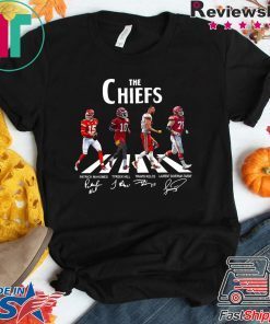 Kansas City Chiefs The Chiefs Abbey Road Signatures Gift T-Shirts