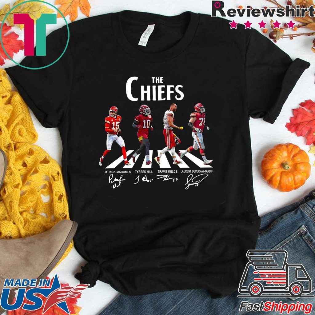 Kansas City Chiefs The Chiefs Abbey Road Signatures Gift T-Shirts
