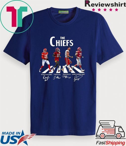 Kansas City Chiefs The Chiefs Abbey Road Signatures Gift T-Shirts