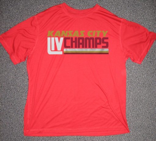 Kansas City LIV Champs Kansas City Football Official T-Shirts