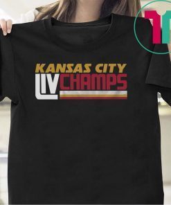 Kansas City LIV Champs Kansas City Football Official T-Shirts