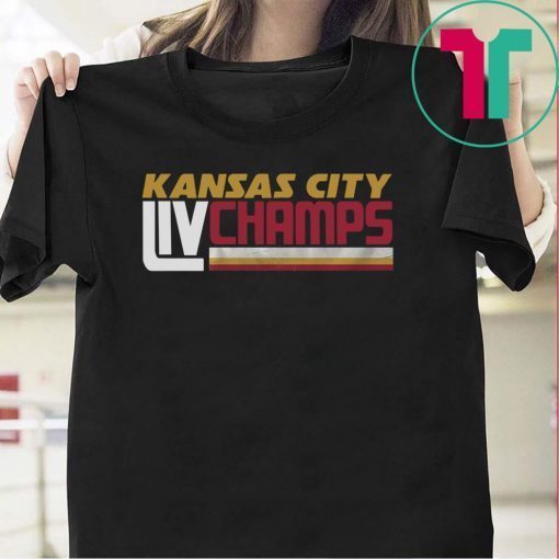 Kansas City LIV Champs Kansas City Football Official T-Shirts