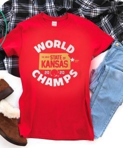 Kansas World Champions The Great State Of Kansas 2020 Gift T-Shirts