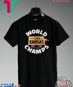 Kansas World Champions The Great State Of Kansas 2020 Gift T-Shirts