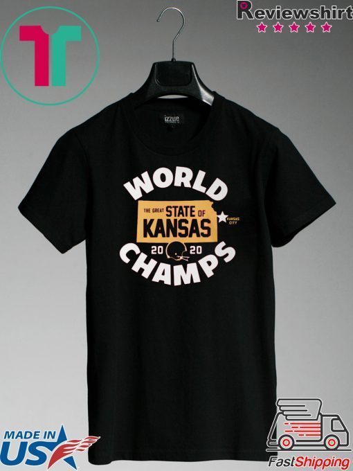 Kansas World Champions The Great State Of Kansas 2020 Gift T-Shirts