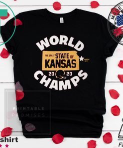 Kansas World Champs Shirt - The Great State Of Kansas 2020 Gift T-Shirts