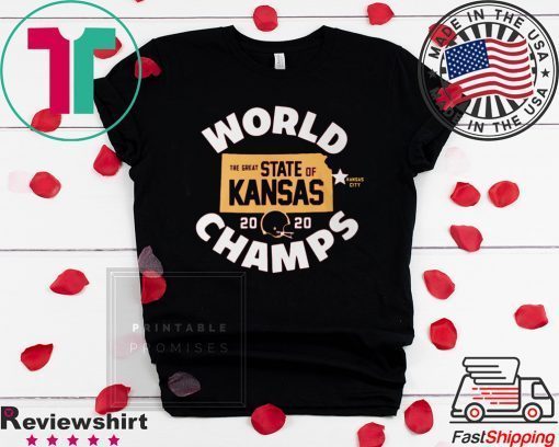 Kansas World Champs Shirt - The Great State Of Kansas 2020 Gift T-Shirts