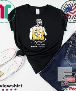 Kobe Bryant Legend Black Mamba 1978 - 2020 Official T-Shirt