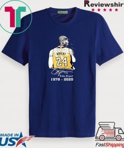 Kobe Bryant Legend Black Mamba 1978 - 2020 Official T-Shirt
