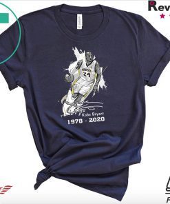Kobe Bryant T shirt Rip Kobe Bryant Mamba Out 24 1978 - 2020 Official T-Shirt