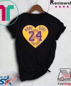 Kobe Gigi 24 Heart Official T-Shirts