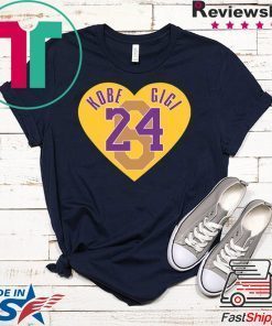 Kobe Gigi 24 Heart Official T-Shirts