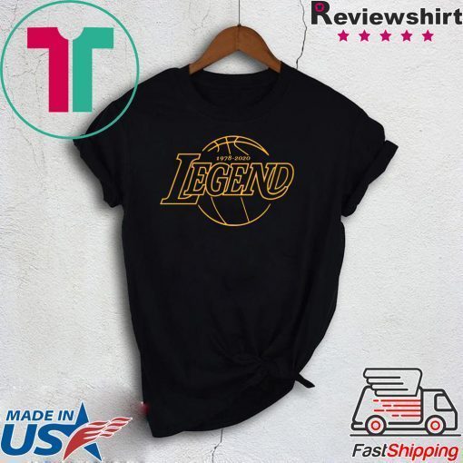 Legend Basketball Rest in Peace RIP (1978-2020) Official T-Shirts