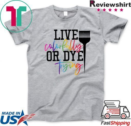 Liv Coloerfully Or Dye Trying Gift T-Shirt
