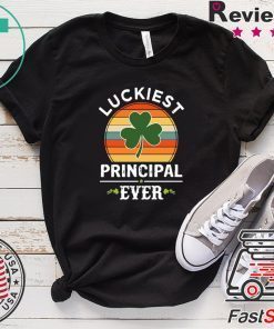 Luckiest Principal Ever Vintage Gift T-Shirts