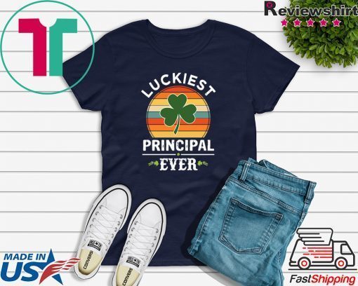 Luckiest Principal Ever Vintage Gift T-Shirts