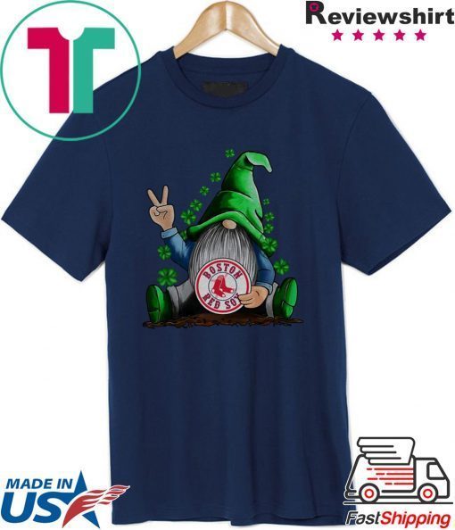 MLB Gnomes Lucky Hug Boston Red Sox baseball Gift T-Shirt