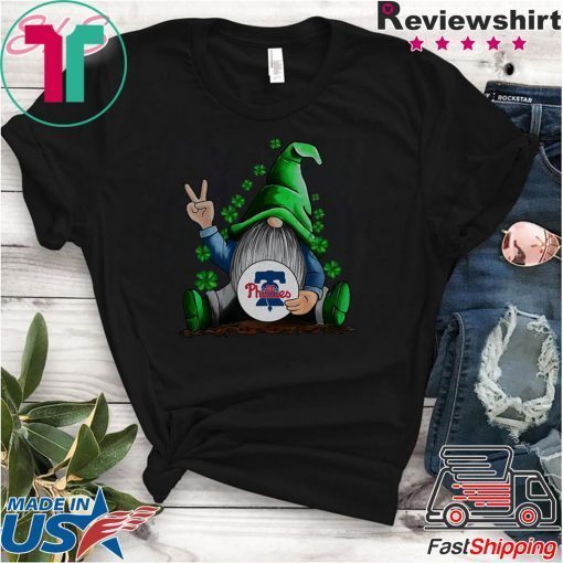 MLB Gnomes Lucky Hug Philadelphia Phillies baseball Gift T-Shirt