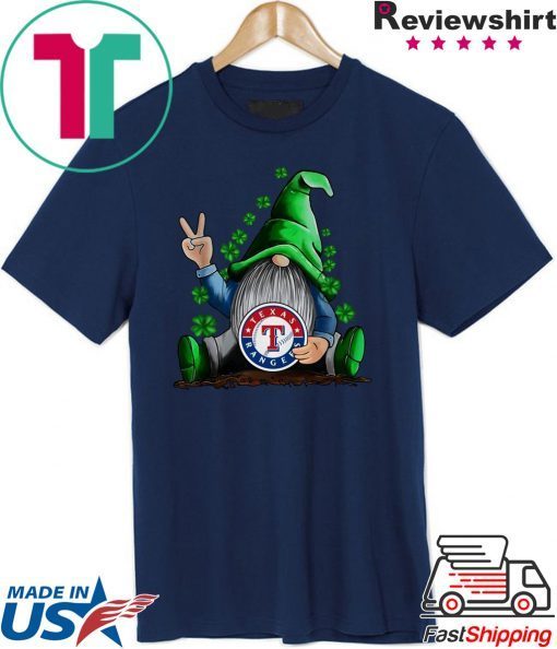 MLB Gnomes lucky hug Texas Rangers baseball Gift T-Shirt