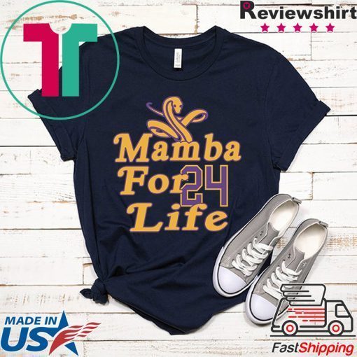 Mamba for Life 24 Official T-Shirts