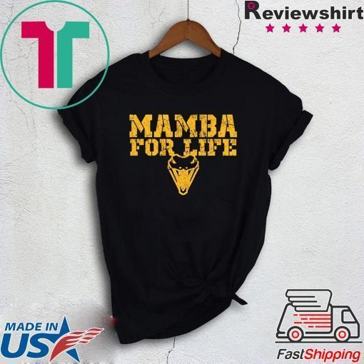 Mamba for Life R I P Kobe Official T-Shirts