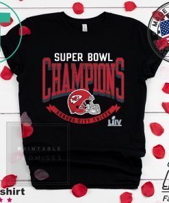 NFL Pro Line by Fanatics Branded Black Kansas City Chiefs Super Bowl LIV Champions Gift T-Shirt