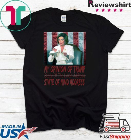 Nancy The Ripper State of Union Paper Speaker Pelosi Gift T-Shirts