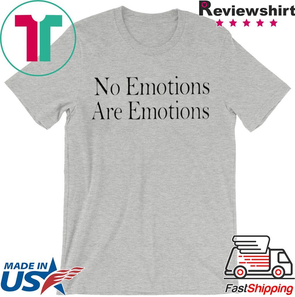 new balance no emotions are emotions t shirt