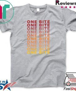 One Bite Gradient Cropped Gift T-Shirt