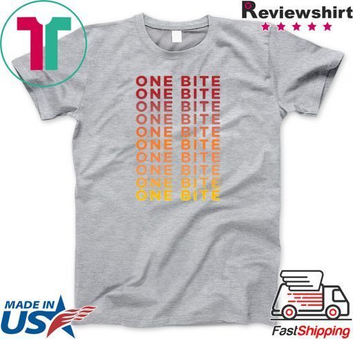 One Bite Gradient Cropped Gift T-Shirt