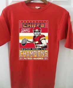 Patrick Mahomes Kansas City Chiefs Super Bowl LIV Champions Gift T-Shirts