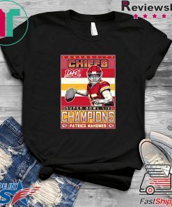 Patrick Mahomes Kansas City Chiefs Super Bowl LIV Champions Gift T-Shirts