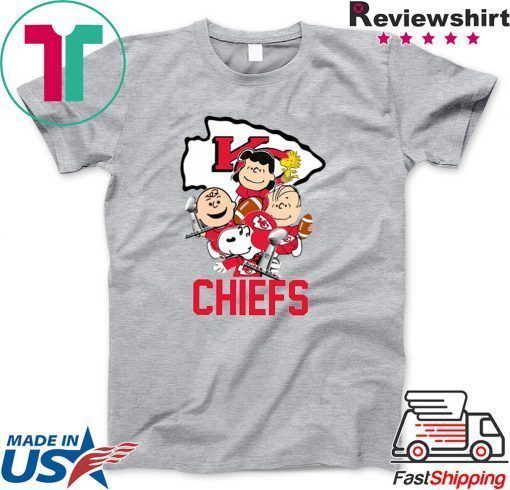 Peanuts Characters Kansas City Chiefs Super Bowl 2020 Gift T-Shirt