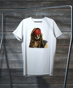 Pirates Jack Sparrow Cat Gift T-Shirt