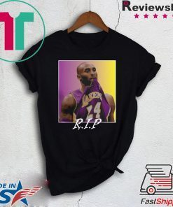 RIP kobe bryant Legend Basketball Player 24 Official T-Shirts