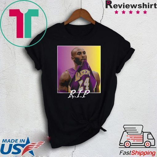 RIP kobe bryant Legend Basketball Player 24 Official T-Shirts