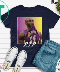 RIP kobe bryant Legend Basketball Player 24 Official T-Shirts