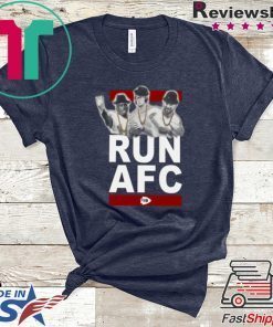 RUN AFC SHIRT Patrick Mahomes and Travis Kelce - Kansas City Chiefs Gift T-Shirt